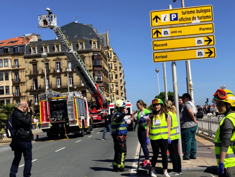 Ejercicio de Emergencias en el Teatro Victoria Eugenia